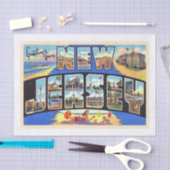 De staat New Jersey  groot Briefkaart met grote le Tissuepapier (Craft)