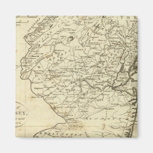 De staat New Jersey Magneet