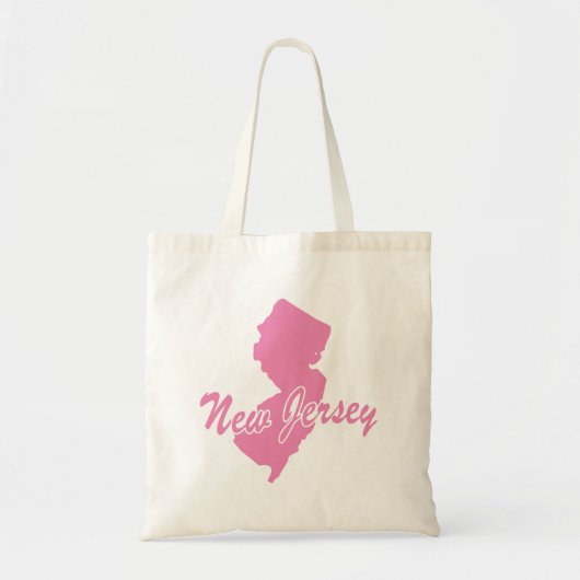 De staat New Jersey Shape Canvas tas (Voorkant)