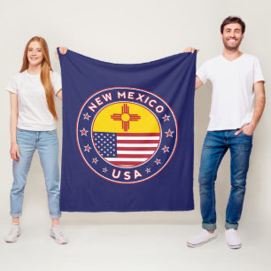 De staat New Mexico Fleece Deken