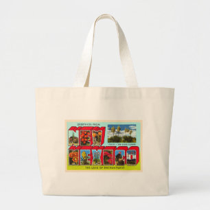 De staat New Mexico  groot Briefkaart met grote le Tote Bag