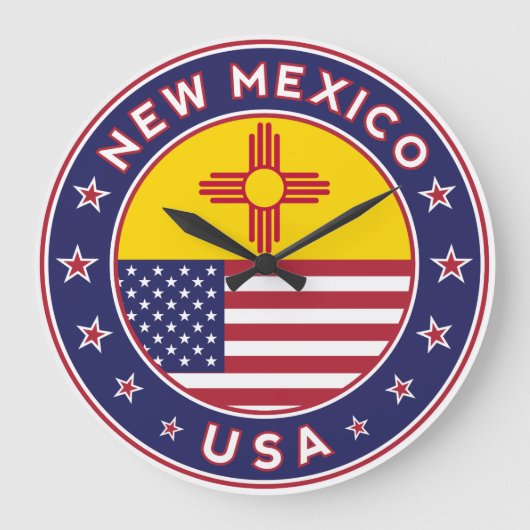 De staat New Mexico Grote Klok (Voorkant)