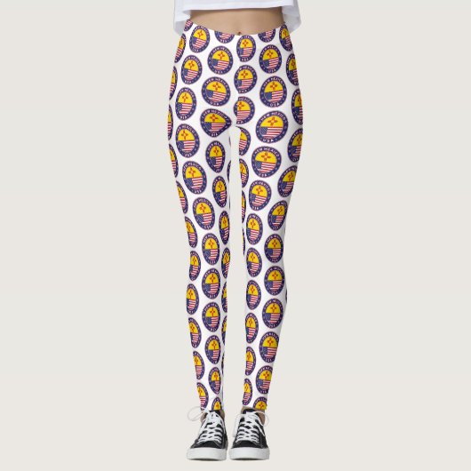 De staat New Mexico Leggings (Voorkant)