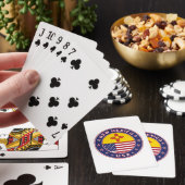 De staat New Mexico Pokerkaarten (Insitu)