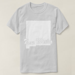 De staat New Mexico Shape T-shirt