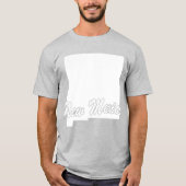 De staat New Mexico Shape T-shirt (Voorkant)