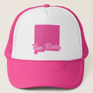 De staat New Mexico Shape Trucker Hat Pet