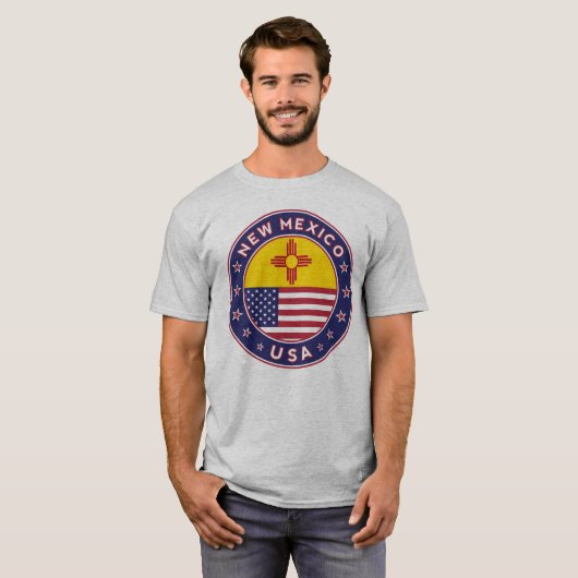 De staat New Mexico T-shirt (Voorkant volledig)