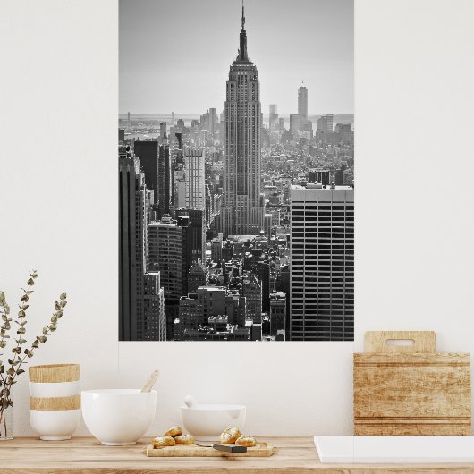 De staat New York Empire Poster (Keuken)
