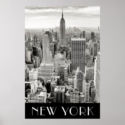 De staat New York Empire Poster (Voorkant)