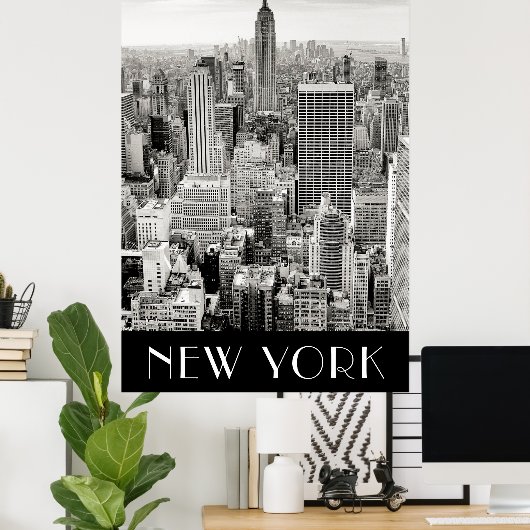 De staat New York Empire Poster (Thuiskantoor)