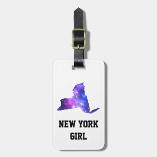 De staat New York Galaxy Empire Bagagelabel