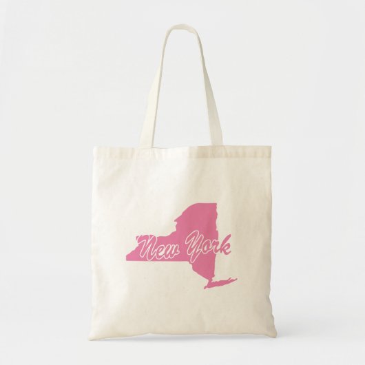 De staat New York Shape Canvas tas (Voorkant)