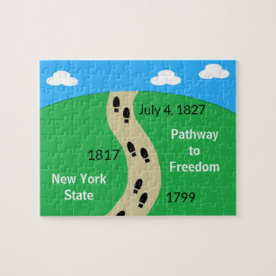 De staat New York - Weg naar de vrijheid van de pu Legpuzzel