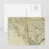 De staat North Carolina 2 Briefkaart (Voorkant / Achterkant)