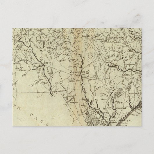 De staat North Carolina 2 Briefkaart (Voorkant)