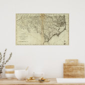 De staat North Carolina 2 Poster (Keuken)