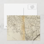 De staat North Carolina Briefkaart (Voorkant / Achterkant)