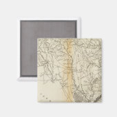 De staat North Carolina Magneet (Voorkant / Achterkant)