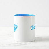 De staat North Carolina Shape Mok (Midden)