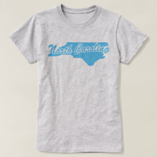 De staat North Carolina T-shirt voor de Vorm