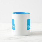 De staat North Dakota Vorm Mok (Midden)