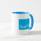 De staat North Dakota Vorm Mok (Voorkant rechts)