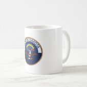 de staat North Dakota-zegel Koffiemok (Voorkant rechts)