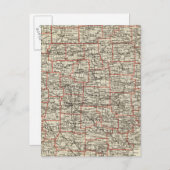 De staat Ohio Briefkaart (Voorkant / Achterkant)