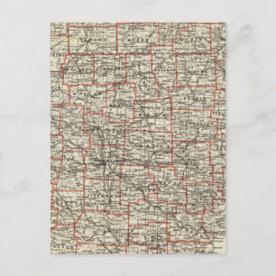 De staat Ohio Briefkaart