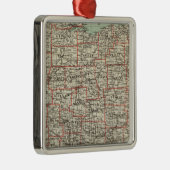 De staat Ohio Metalen Ornament (Rechts)