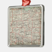 De staat Ohio Metalen Ornament (Links)
