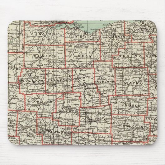 De staat Ohio Muismat (Voorkant)