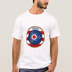 de staat Ohio-vlagzegel T-Shirt