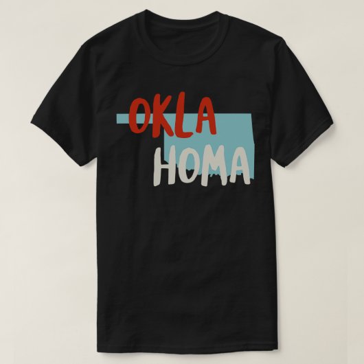 De staat Oklahoma T-shirt (Design voorkant)