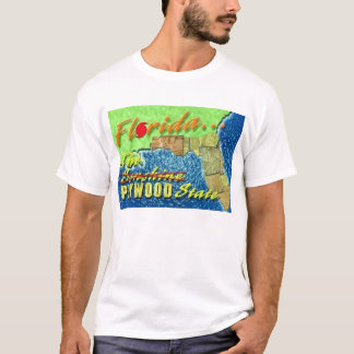 De staat Plywood T-shirt