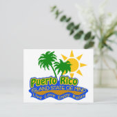 De staat Puerto Rico Mind briefkaart (Staand voorkant)