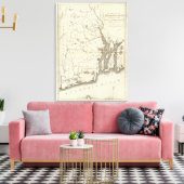 De staat Rhode Island 2 Canvas Afdruk (Insitu (Woonkamer))