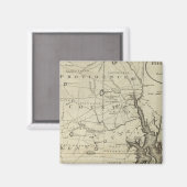 De staat Rhode Island 2 Magneet (Voorkant / Achterkant)