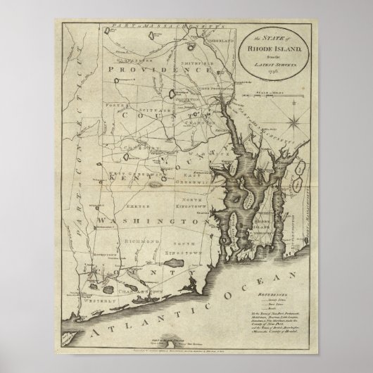 De staat Rhode Island 2 Poster (Voorkant)