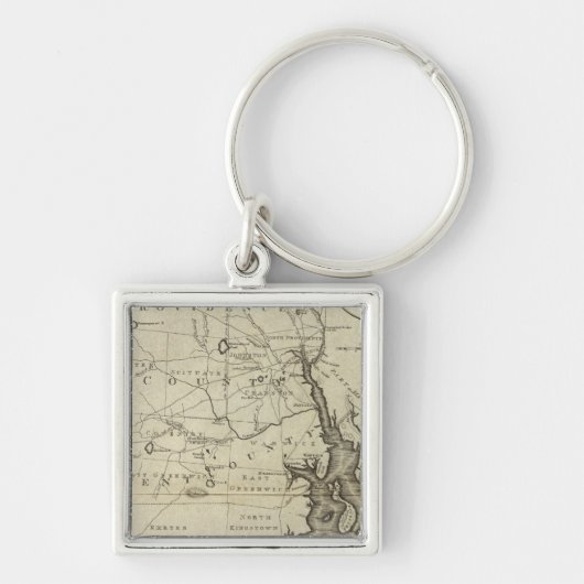 De staat Rhode Island 2 Sleutelhanger (Voorkant)