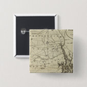 De staat Rhode Island 2 Vierkante Button 5,1 Cm (Voorkant /achterkant)