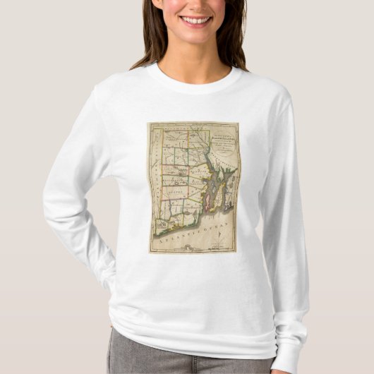 De staat Rhode Island 3 T-shirt (Voorkant)