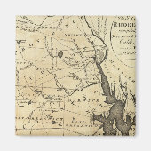 De staat Rhode Island Magneet (Voorkant)