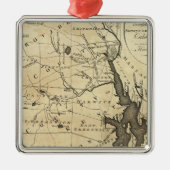 De staat Rhode Island Metalen Ornament (Voorkant)