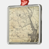De staat Rhode Island Metalen Ornament (Links)