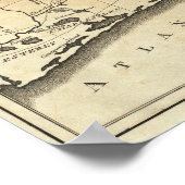 De staat Rhode Island Poster (Hoek)