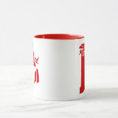 De staat Rhode Island Shape Red Mok (Midden)
