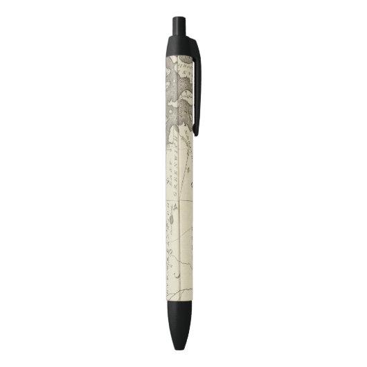 De staat Rhode Island Zwarte Inkt Pen (Achterkant (Verticaal))