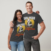 De staat San Diego Shirt-Retro Panda Zoo-Californi T-shirt (Unisex)